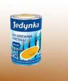 JEDYNKA DO DREWNA I METALU POŁYSK - emalia alkidowa do wnętrz i na zewnątrz ORZECH JASNY 0.9l JEDYNKA DO DREWNA I METALU POŁYSK - emalia alkidowa do wnętrz i na zewnątrz ORZECH JASNY 0.9l