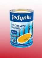 JEDYNKA DO DREWNA I METALU POŁYSK - emalia alkidowa do wnętrz i na zewnątrz CZERWONY JASNY 2.5l  
