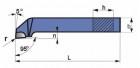 Nóż tokarski boczny wygięty ISO3L (wielkość 32x20)