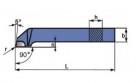 Nóż tokarski boczny osadzany ISO6R (wielkość 16x16)